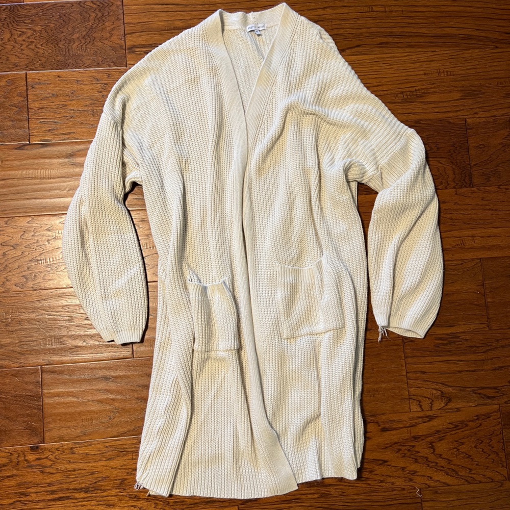 Pretty Lavish Cream Knit Cardigan